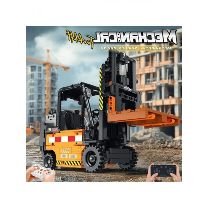 RC Forklift Oyuncakları, İnşaat Makinaları Seti 22002