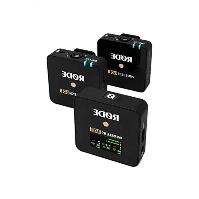 RØDE Wireless GO II, Çift Kanallı, Kayıt Edicili Telsiz Mikrofon Sistemi