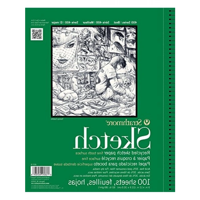 Recycled Sketch Defteri, 22.5 x 30 cm, 100 Yaprak