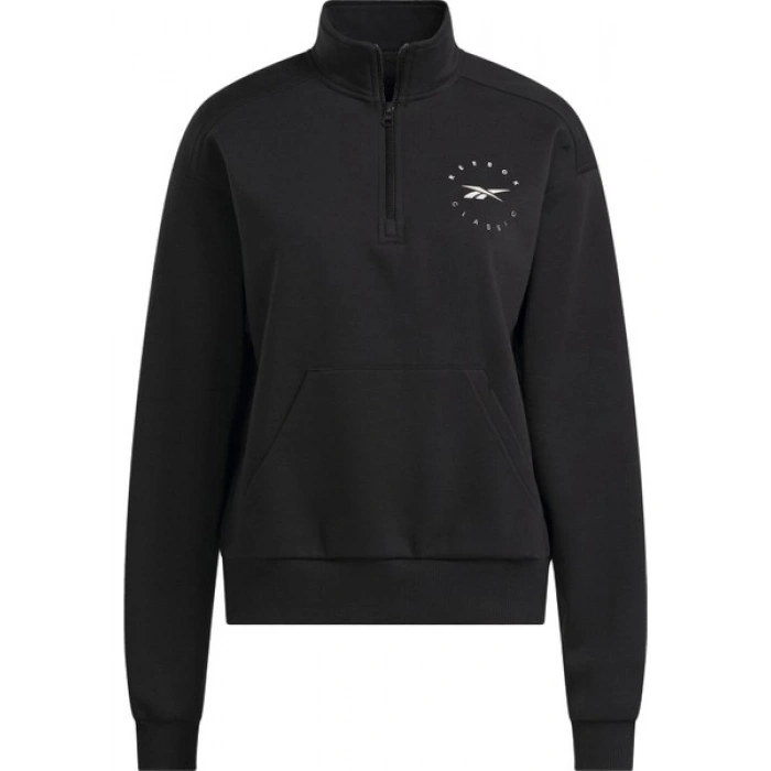 Reebok Q3 Ide Fleece Mıdlayer Siyah Kadın Sweatshirt