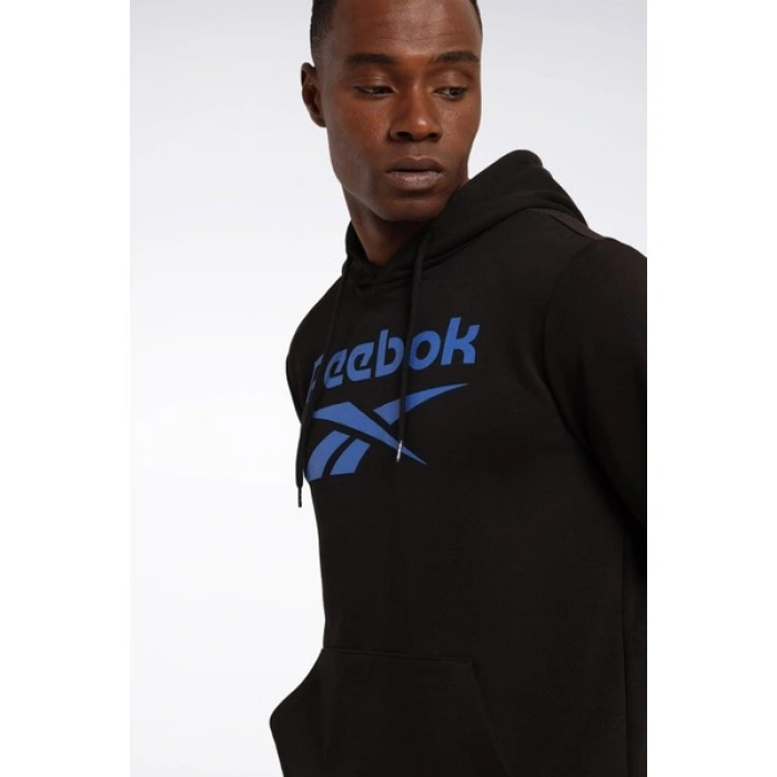 Reebok Rı Ft Big Logo Oth Hood Siyah Erkek Sweatshirt