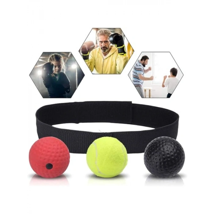 Refleks Boks Antrenman Topu - 3 Adet Set