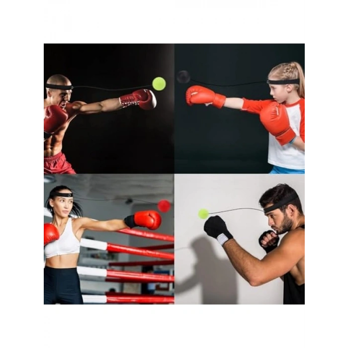 Refleks Boks Antrenman Topu - 3 Adet Set