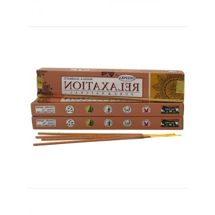 Relaxation Masala Tütsü Çubukları - Ferahlatıcı Aroma