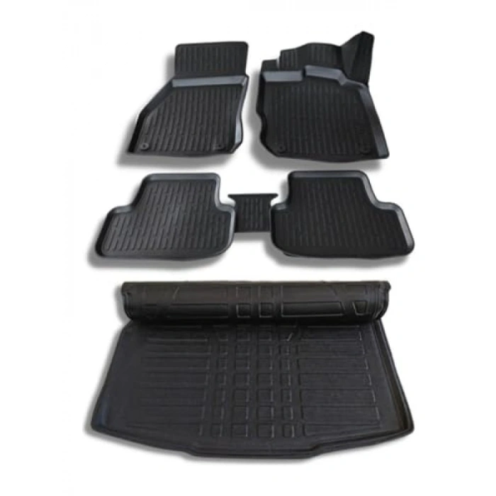 Renault Clio 4 İçin 3D Havuzlu Paspas - 2012-2019 Arası