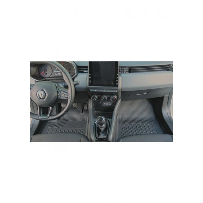 Renault Clio 5 2020+ Uyumlu SAHLER Araca Özel 4.5D Havuzlu Oto Paspas - Clio 5