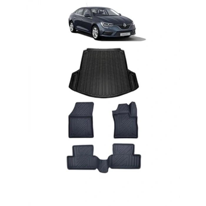 Renault Megane 4 2026 Model Uyumlu 5D Havuzlu Paspas Seti