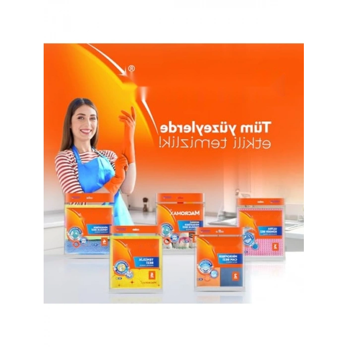 Rengarenk Rulo Temizlik Bezi - 9lu Set