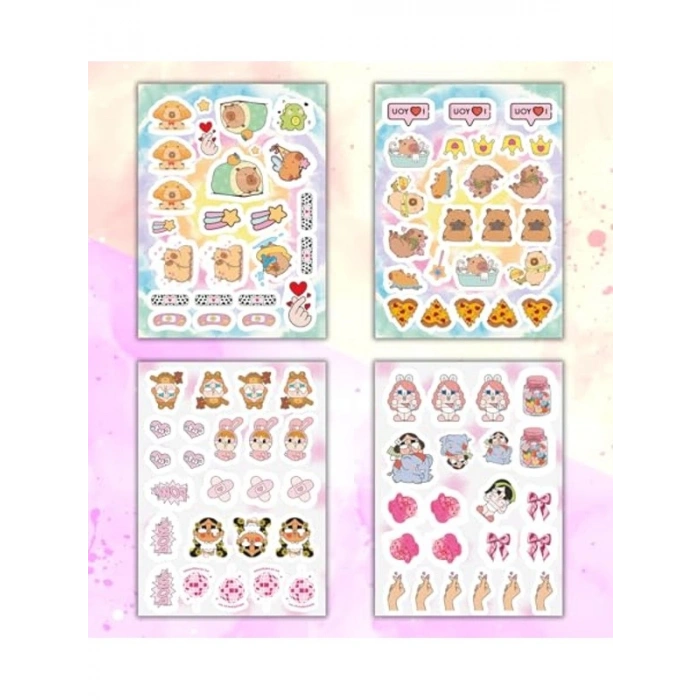 Rengarenk Sticker Kitabı, 24*17 cm, Özel Tasarım