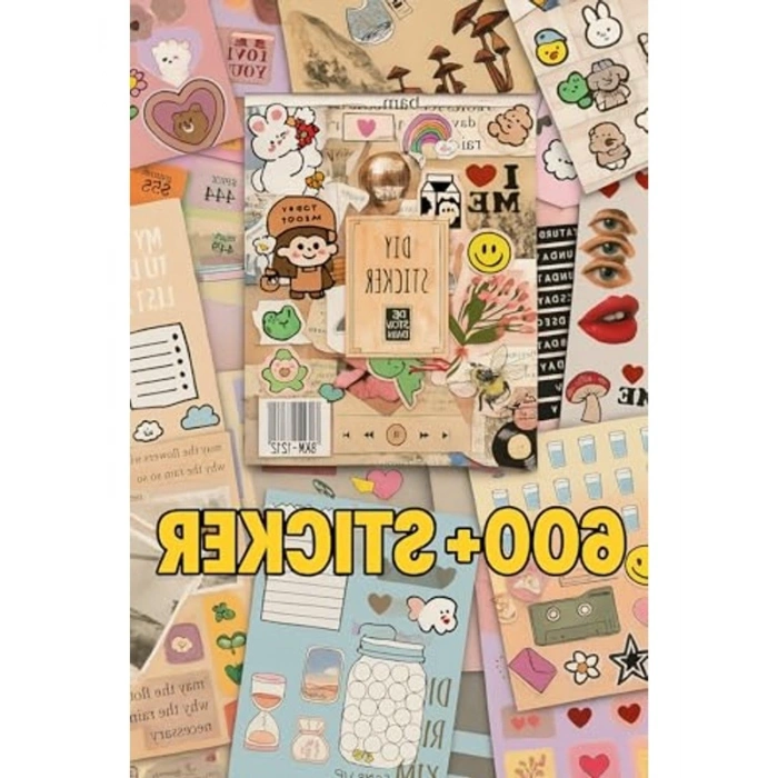 Rengarenk Sticker Kitabı - 24x17 cm, 16 Sayfa Özel Tasarım