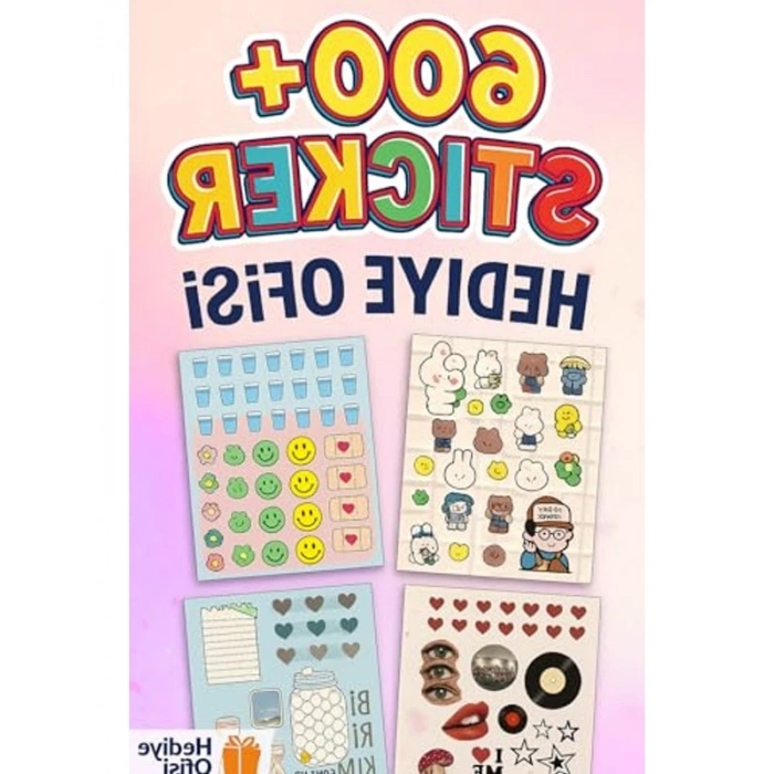 Rengarenk Sticker Kitabı - 24x17 cm, 16 Sayfa Özel Tasarım