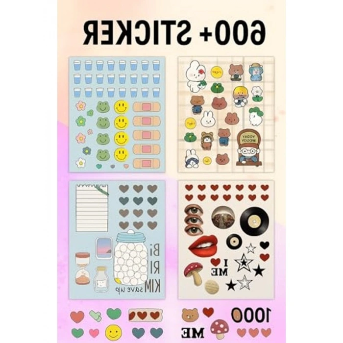 Rengarenk Sticker Kitabı - 24x17 cm, 16 Sayfa Özel Tasarım