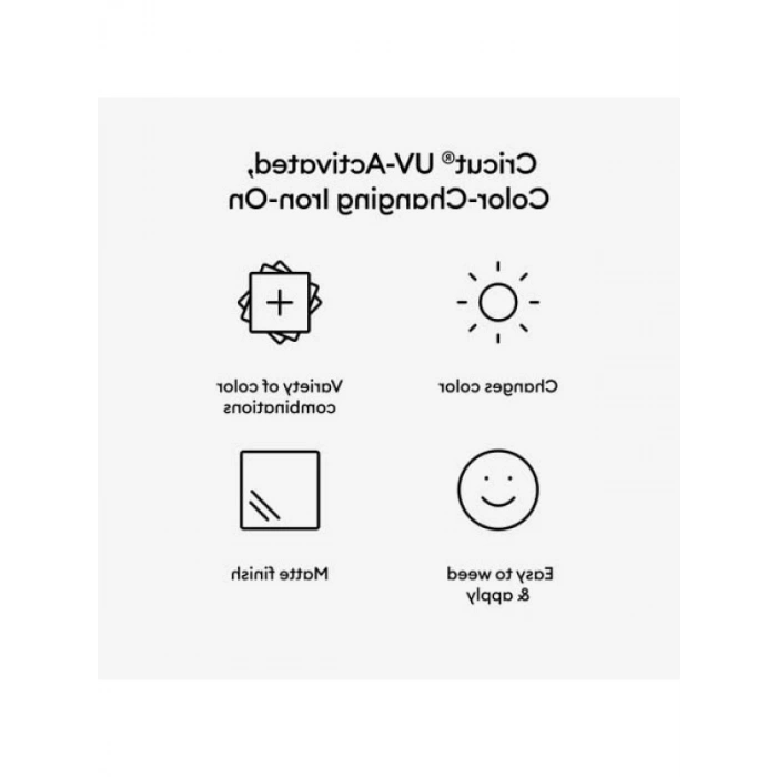 Renk Değiştiren Beyaz Mor Iron-On Vinil Rulo