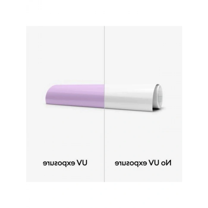 Renk Değiştiren Beyaz Mor Iron-On Vinil Rulo