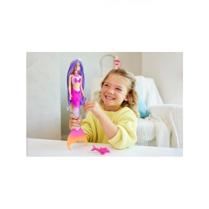 Renk Değiştiren Deniz Kızı Figürü ve Aksesuar Seti
