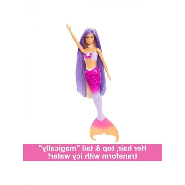 Renk Değiştiren Deniz Kızı Figürü ve Aksesuar Seti