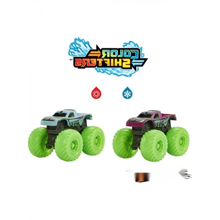Renk Değiştiren Monster Trucks Araç Seti (2li Paket)