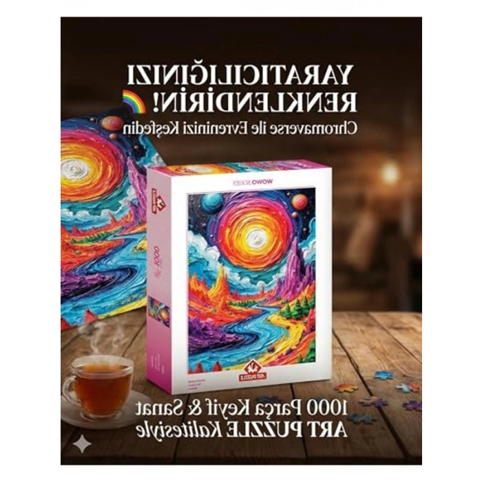 Renk Evreni Temalı 1000 Parça Puzzle ile Eğlenceli Zaman