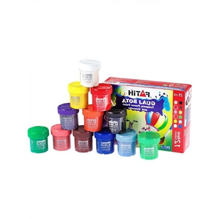 Renk Karışımları Sunan Guaj Boya Seti