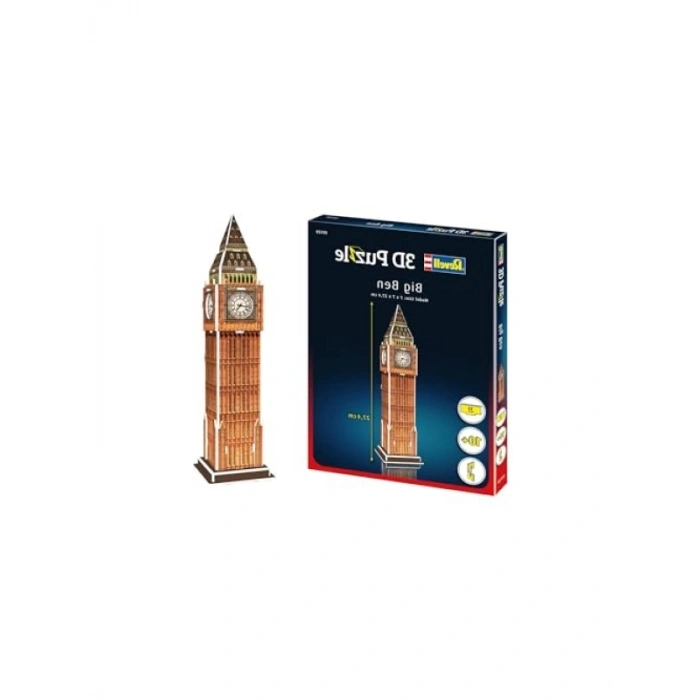 Renkli 3D Big Ben Puzzle