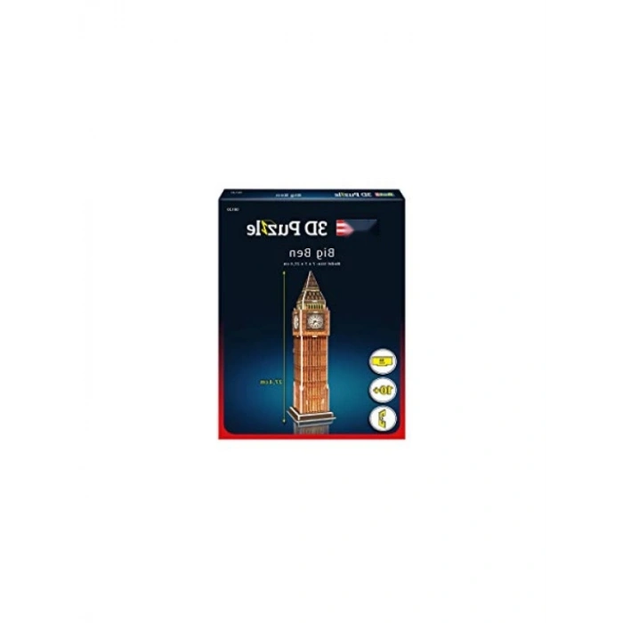 Renkli 3D Big Ben Puzzle