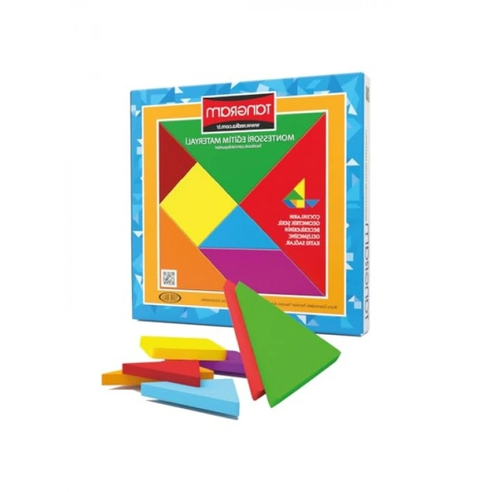 Renkli Ahşap Tangram Zeka Oyunu
