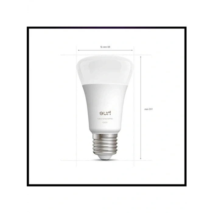 Renkli Akıllı Ampul 2li Set - E27, 9W, Bridge Pro v3 Dahil