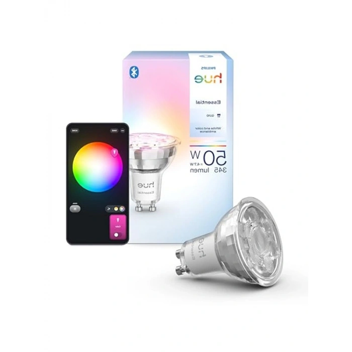 Renkli Akıllı Spot Ampul, 4.7W GU10, 345 Lumen