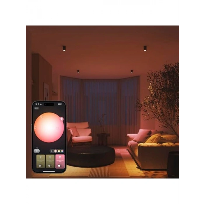 Renkli Akıllı Spot Ampul, 4.7W GU10, 345 Lumen