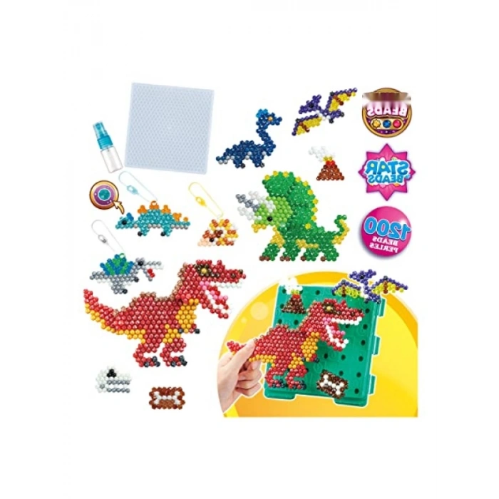 Renkli Aquabeads Dinozor Dünyası Seti