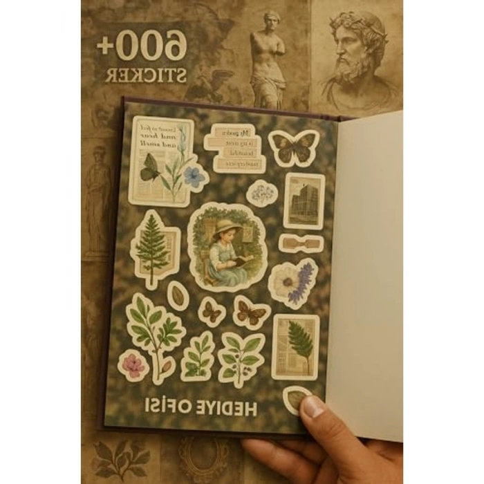 Renkli Bantlar ile Sticker Kitabı, 45 Sayfa
