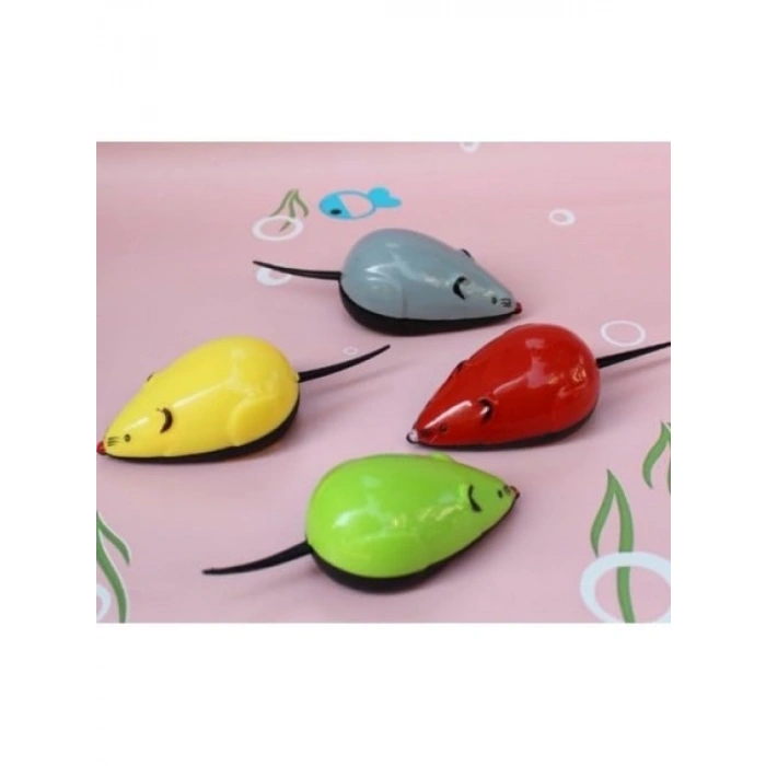 Renkli Çek Bırak Fare Kedi Oyuncağı - Aktif Oyun için İdeal