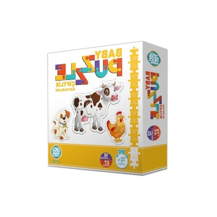 Renkli Çiftlik Hayvanları Puzzle