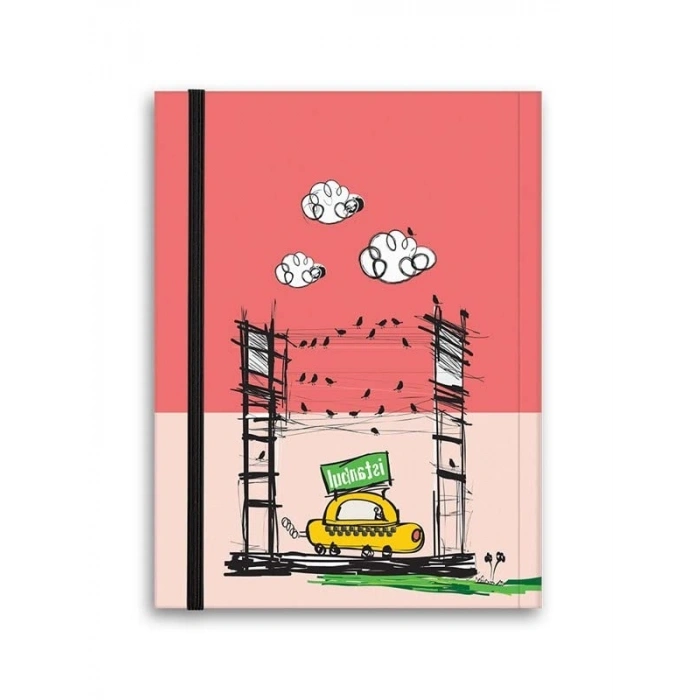 Renkli Defter - Çizgili ve Lastikli Tasarım