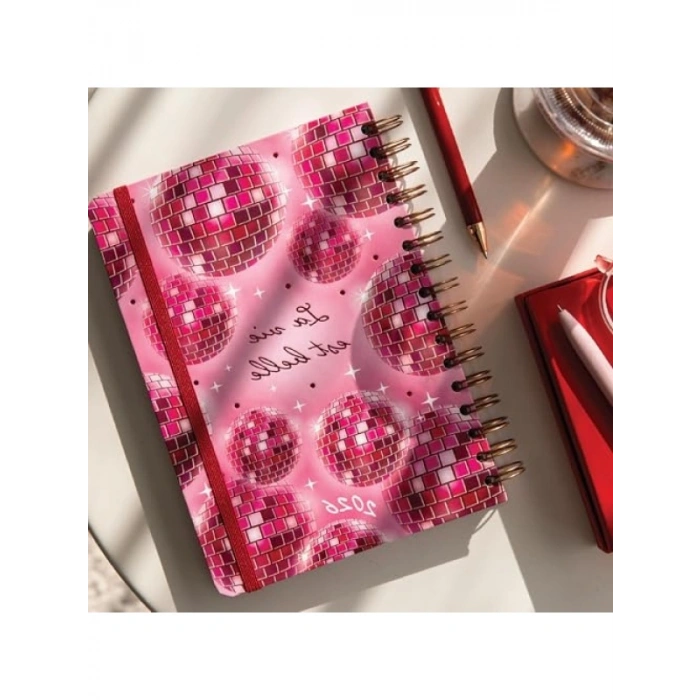 Renkli Haftalık Ajanda - A5 Spiralli