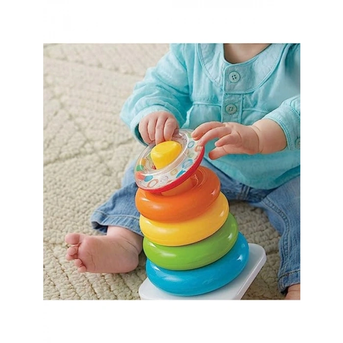 Renkli Halkalar Sıralama Oyuncağı