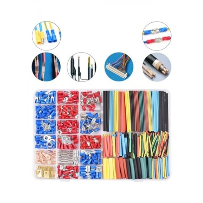Renkli Isıyla Daralan Makaron Seti, 678li Paket