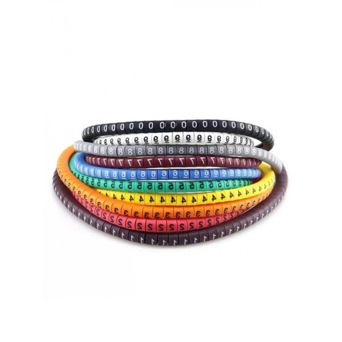 Renkli Kablo İşaretleyici - 1.5 mm