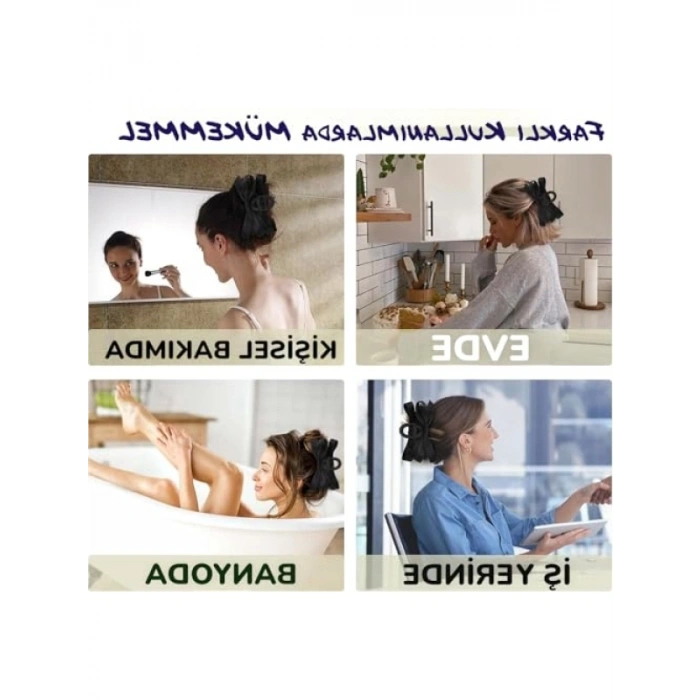 Renkli Kadın Mandal Toka Seti - 5li