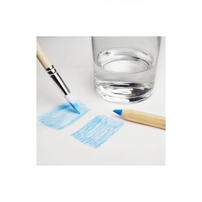 Renkli Kalem Seti - 10 Adet Kalem ve Fırça