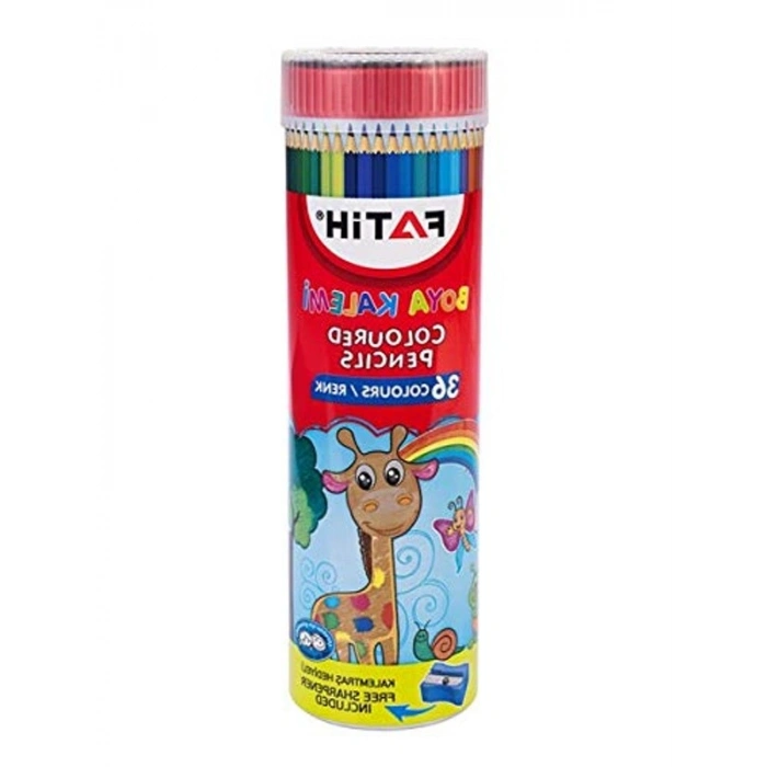 Renkli Kalem Seti – 36 Renk, Tüpte Tam Boy