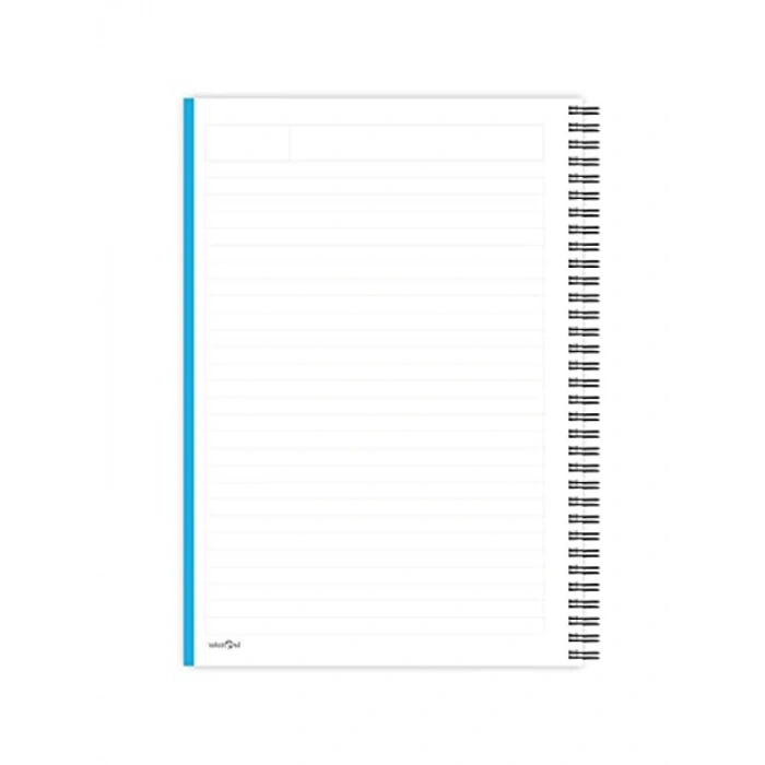 Renkli Köpek Tasarımlı Çizgili A4 Defter - 200 Sayfa