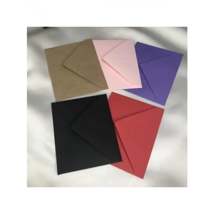 Renkli Küçük Mesaj Zarfı Seti (10 Adet)