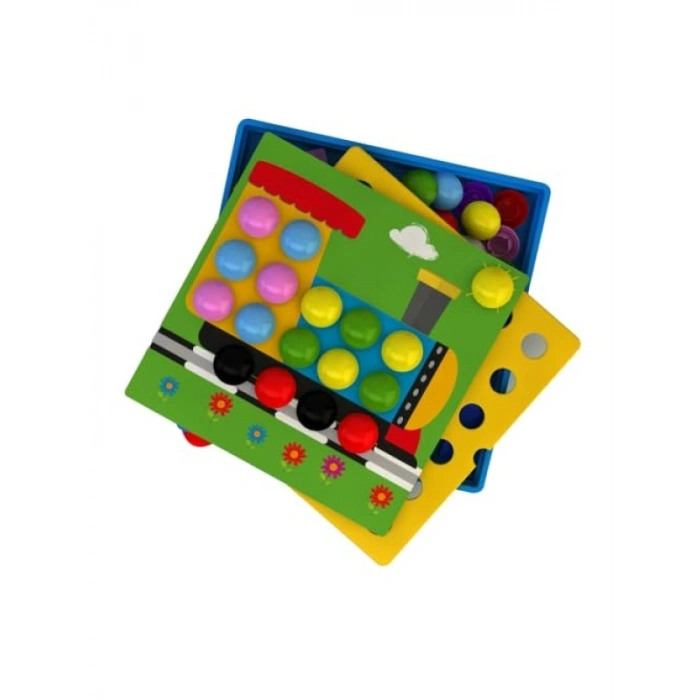 Renkli Oyun Seti: 2 Tablo ve 48 Obje