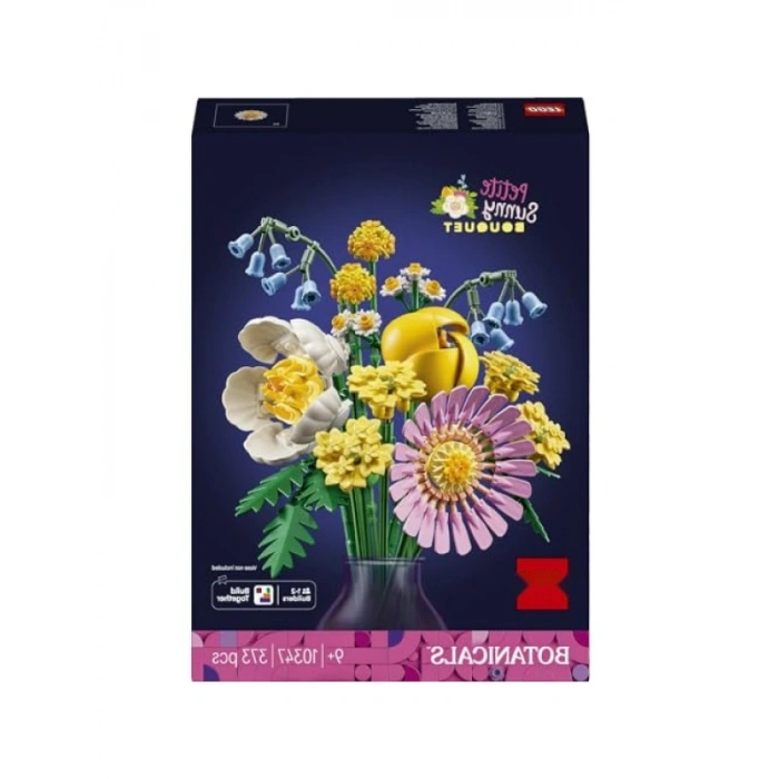 Renkli Papatya ve Lale Buketi - 373 Parça Yapım Seti