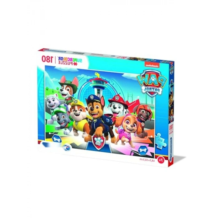 Renkli Paw Patrol Temalı 180 Parça Yapboz