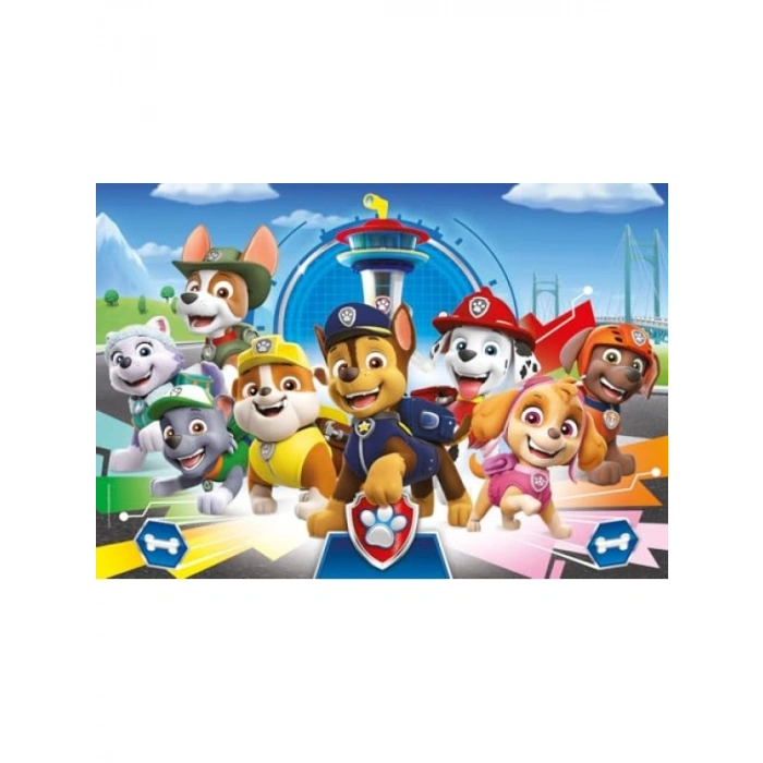 Renkli Paw Patrol Temalı 180 Parça Yapboz