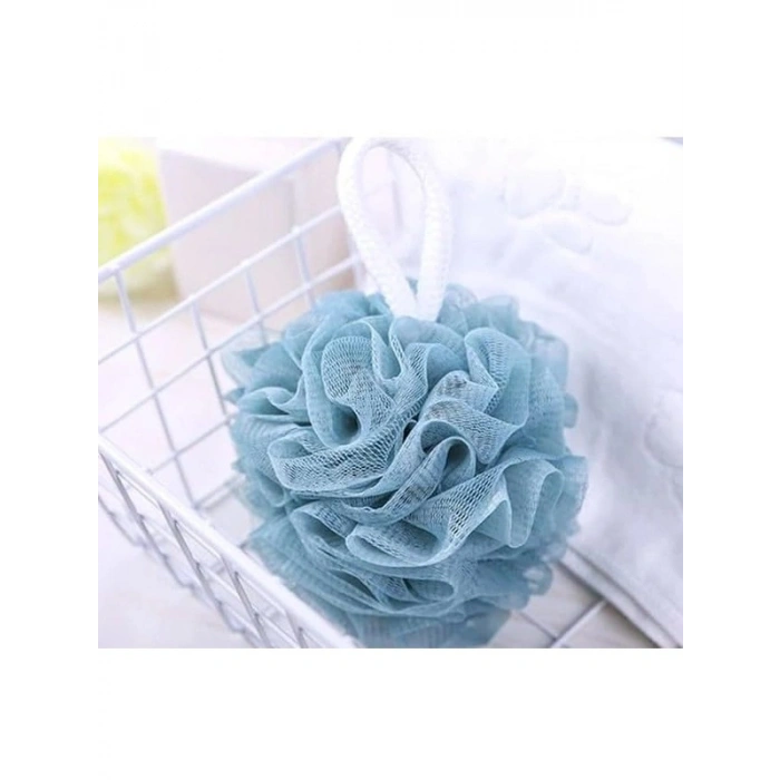 Renkli Peluş Vücut Yıkama Lifi - 3 Adet Yumuşak Temizlik