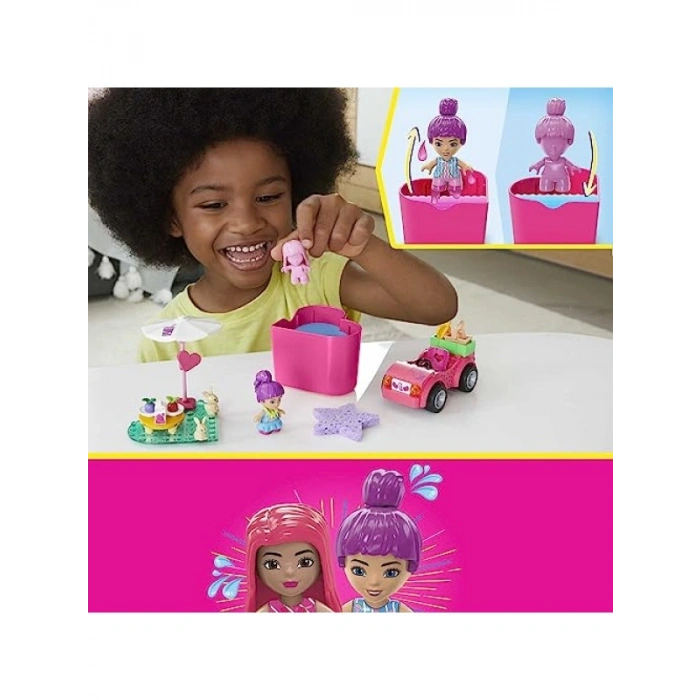 Renkli Piknik Temalı Barbie Yapı Oyuncağı Seti