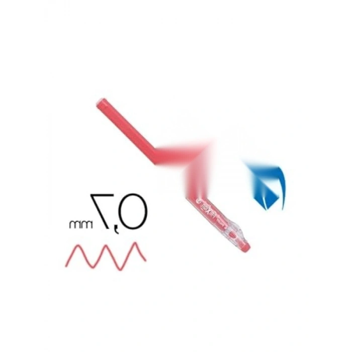 Renkli Tükenmez Kalem - Mercan Renk Seçeneği